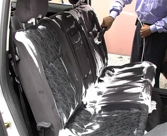 Do-it-yourself car interior cleaning