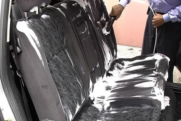 Do-it-yourself car interior cleaning