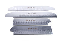 Mercedes Vito W639 2004-2014 Interior door sill covers V1 (Carmos) 4 pcs, Carmos - Turkish Steel photo 3