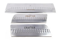 Volkswagen Crafter 2006-2016 Interior door sill covers (Carmos V1) 3 pcs, Carmos - Turkish steel photo 3