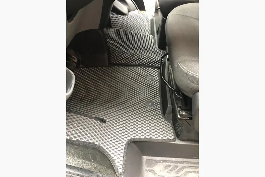Ford Custom 2013-2022 EVA Floor Mats (Front, Black) Photo 1