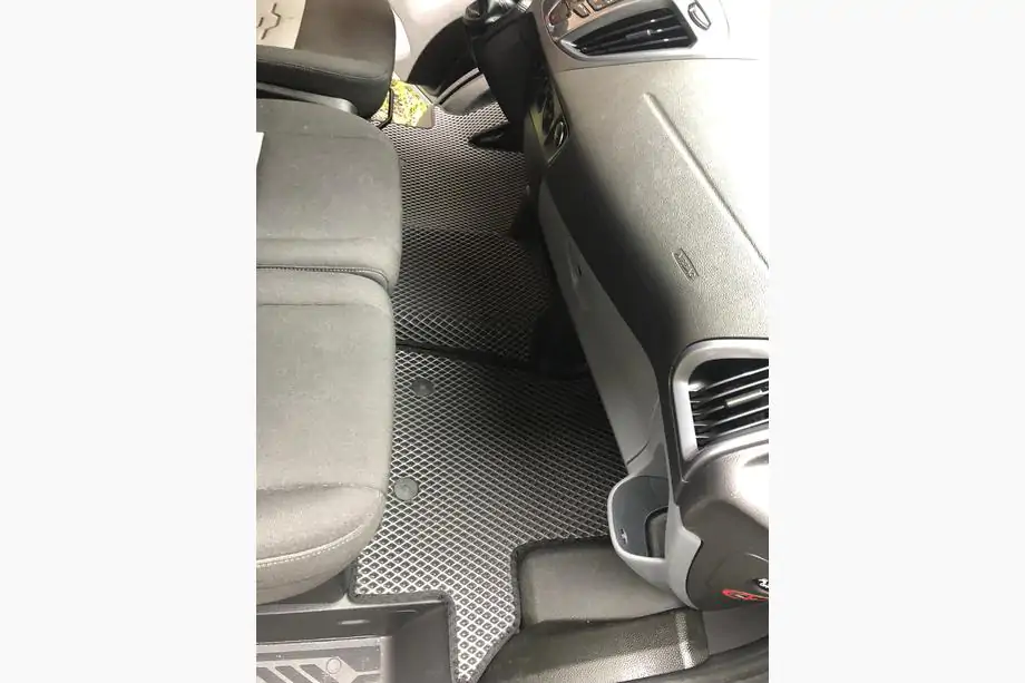 Ford Custom 2013-2022 EVA Floor Mats (Front, Black) Photo 6