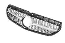 Mercedes B-class W246 2011-2018 Front Grille Diamond Silver (2015-2018) photo 4