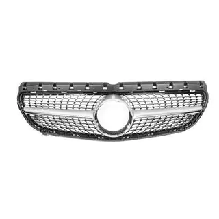 Front Grille Diamond Silver (2015-2018) photo 2