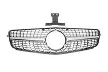 Mercedes C-class W204 2007-2015 Front Grille Diamond Silver photo 2