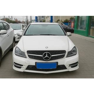 Front Grille Diamond Silver Mercedes C-class W204 2007-2015 photo 4