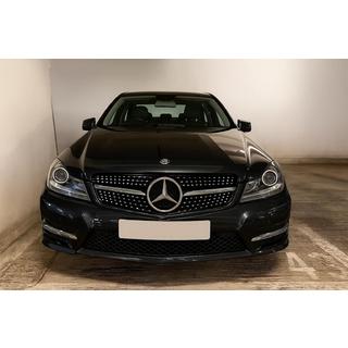 Front Grille Diamond Silver Mercedes C-class W204 2007-2015 photo 3