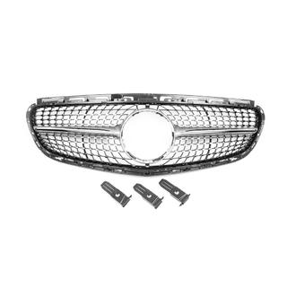 Front Grille Diamond Silver (for Avantgarde and AMG-Line, 2013-2016) photo 2