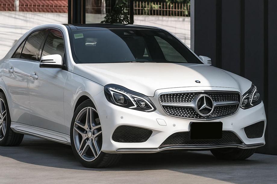 Mercedes E-class W212 2009-2016 Front Grille Diamond Silver (for Avantgarde and AMG-Line, 2013-2016) Photo 5