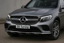 Mercedes GLC coupe C253 2016-2023 Front Grille Diamond Silver (2015-2019) Without camera mount photo 1