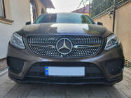 Mercedes GLE coupe C292 2015-2019 Tuning Front Grille (Diamond Black) With camera mount photo 3