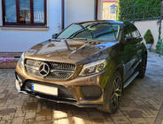 Mercedes GLE coupe C292 2015-2019 Tuning Front Grille (Diamond Black) With camera mount photo 2