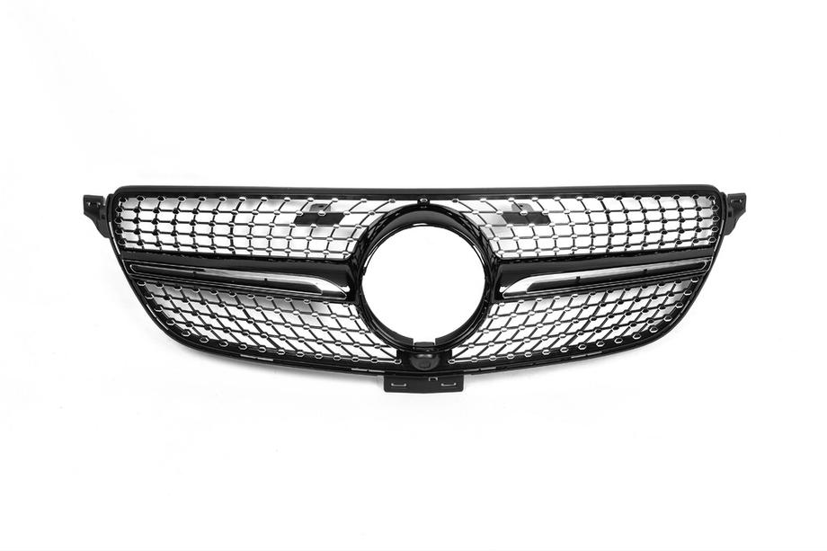 Mercedes GLE coupe C292 2015-2019 Tuning Front Grille (Diamond Black) Without Camera Photo 4