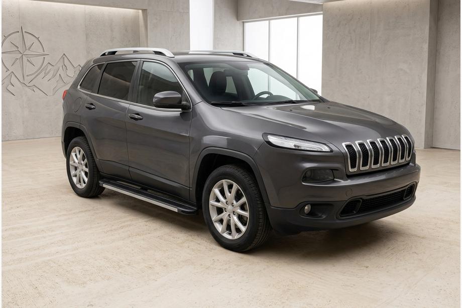 Jeep Cherokee KL 2013- Side Steps Maya V1 (2 pcs, Aluminum) Image