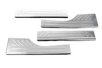 Opel Combo 2012-2018 Interior door sill plates OmsaLine (stainless steel) photo 2