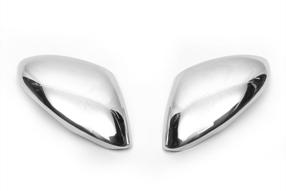 Alfa Romeo Stelvio 2016- Mirror Covers Carmos (2 pcs, Stainless Steel) Photo 4