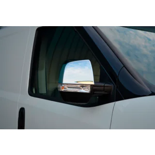 Mirror Covers (2 pcs, Stainless Steel) Opel Combo 2012-2018 photo 1