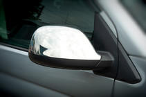 Volkswagen T6 2015-2024 Mirror Covers (2 pcs, Stainless Steel) OmsaLine - Italian Stainless Steel photo 4
