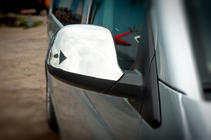 Volkswagen T6 2015-2024 Mirror Covers (2 pcs, Stainless Steel) OmsaLine - Italian Stainless Steel photo 5