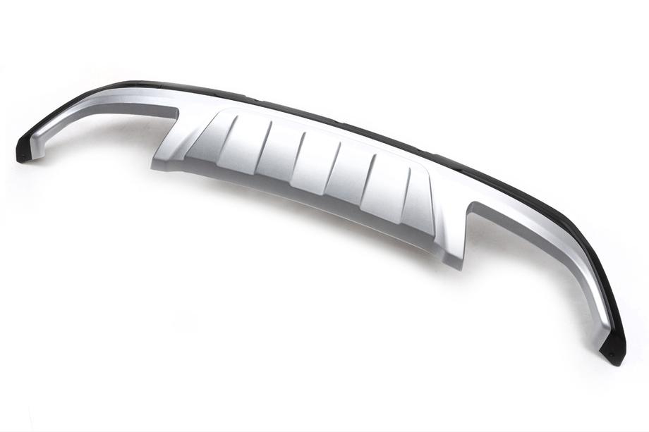 Hyundai Tucson TL 2016-2021 Rear diffuser lip 2015-2019 (2 cutouts for exhaust tips) Image