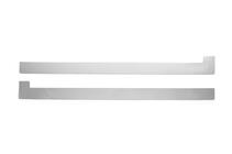 Fiat Doblo II 2010-2022 Molding for sliding door rail (2 pcs, stainless steel) photo 1