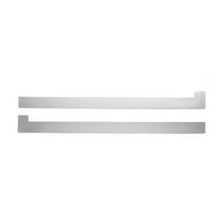 Molding for sliding door rail (2 pcs, stainless steel) photo 1