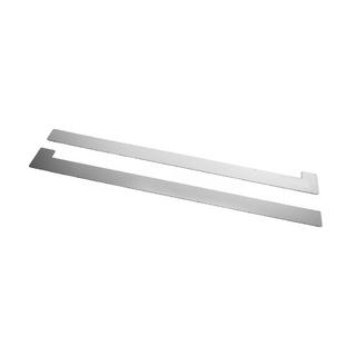 Molding for sliding door rail (2 pcs, stainless steel) photo 2