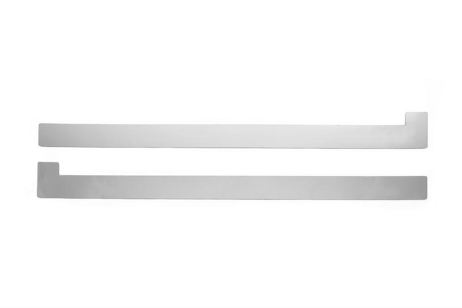 Fiat Doblo II 2010-2022 Molding for sliding door rail (2 pcs, stainless steel) Image