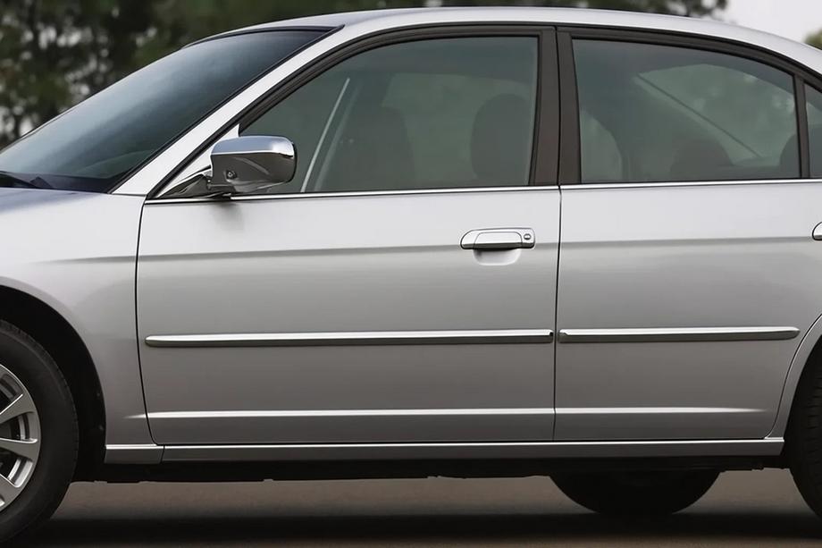 Honda Civic Sedan VII 2001-2006 Chrome Door Handle Covers (8 pcs, Stainless Steel) Photo 1