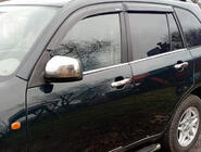Chery Elara/Alia/Fora/A5 2006- Chrome Door Handle Covers (4 pcs, Stainless Steel) photo 1