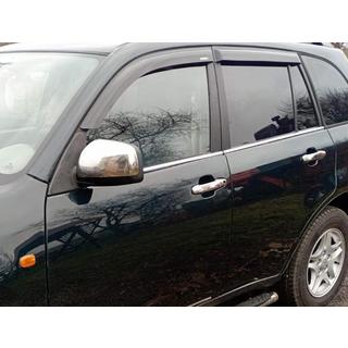 Chrome Door Handle Covers (4 pcs, Stainless Steel) Chery Elara/Alia/Fora/A5 2006- photo 1