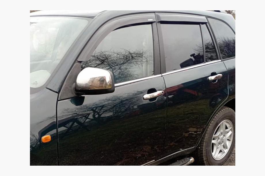 Chery Elara/Alia/Fora/A5 2006- Chrome Door Handle Covers (4 pcs, Stainless Steel) Image