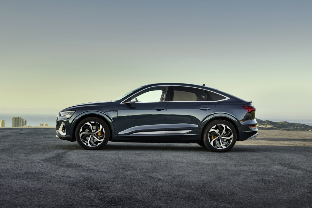 Coupe-like all-wheel drive electric crossover Audi e-tron Sportback
