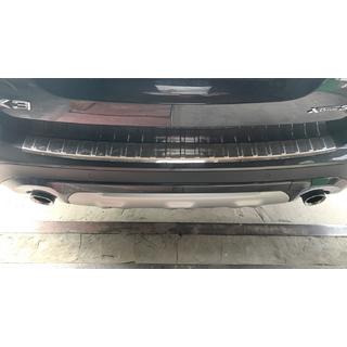 Rear bumper protector Carmos (2018-2020, stainless steel) photo 1