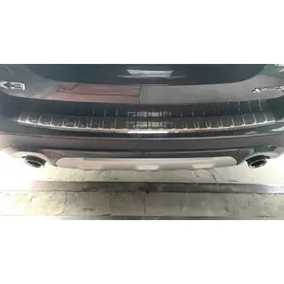 Rear bumper protector Carmos (2018-2020, stainless steel) photo 1