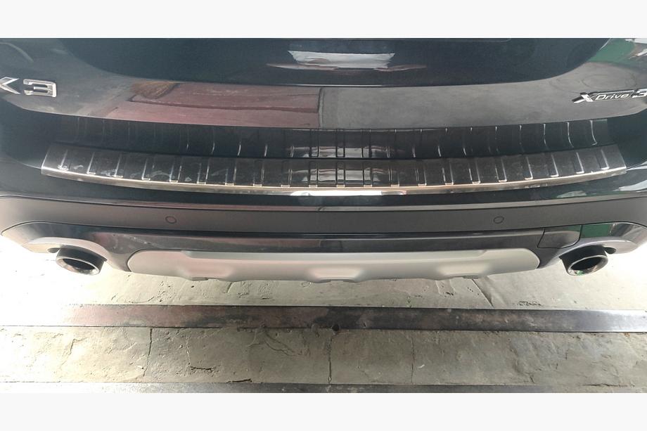 BMW X3 G01 2018- Rear bumper protector Carmos (2018-2020, stainless steel) Image