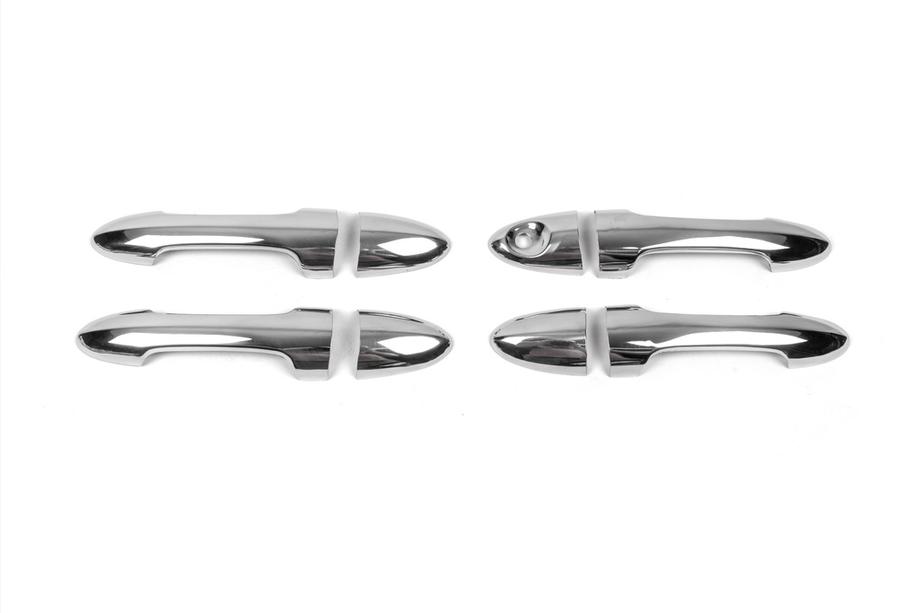 Ford Focus I 1998-2005 Chrome Door Handle Covers (4 pcs, Stainless Steel) Photo 3