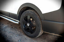Renault Trafic 2015- Fender flares (6 pcs, black, ABS) photo 12