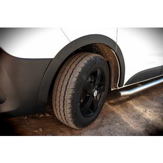 Fender flares (6 pcs, black, ABS) photo 1