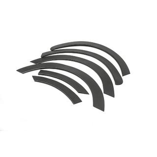 Fender flares (6 pcs, black, ABS) photo 3