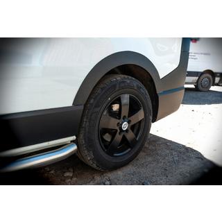 Fender flares (6 pcs, black, ABS) photo 4