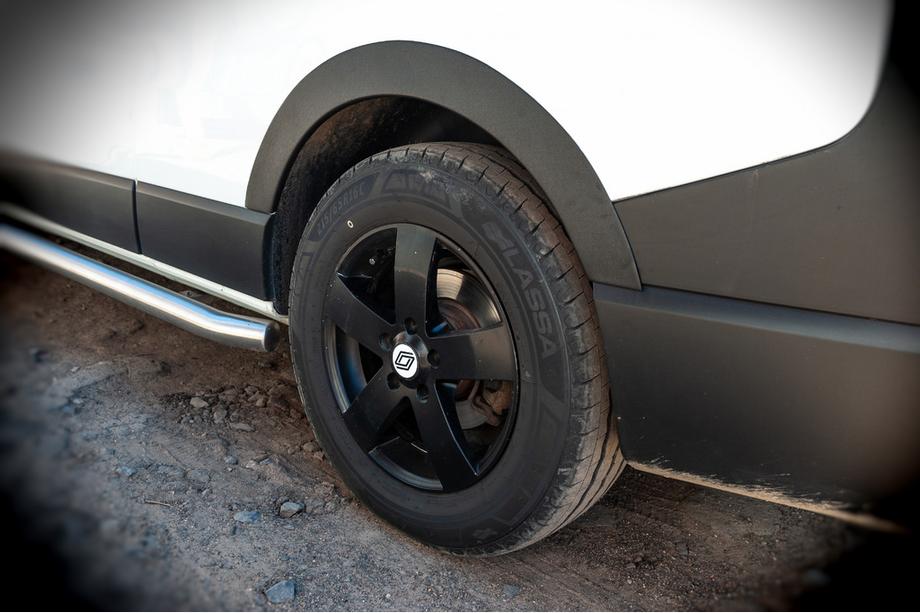Nissan NV300/Primastar 2016- Fender flares (6 pcs, black, ABS) Photo 13