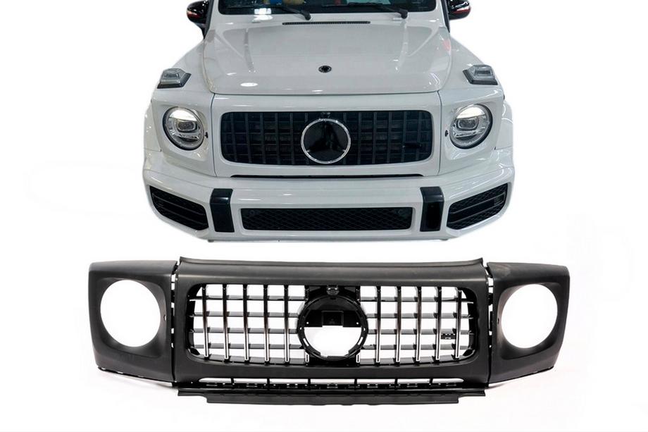 Mercedes G class W463 2018-2024 Grille and Headlight Covers G63 Photo 1