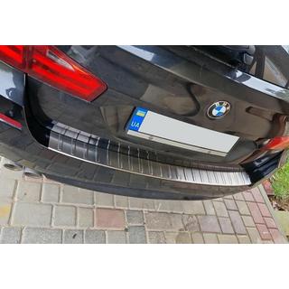Rear Bumper Protector Carmos (SW, Stainless Steel) BMW 5 Series F10/F11 2010–2016 photo 1