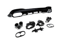 Mercedes CLA C118 2019- Rear diffuser with exhaust tips (CLA45 design) photo 7