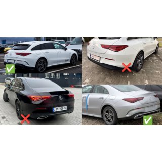 Rear diffuser with exhaust tips (CLA45 design) photo 4
