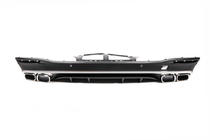 Mercedes GLE W167 2018- Rear diffuser with exhaust tips GLE63 Silver (2018-2026) photo 2