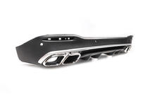 Mercedes GLE W167 2018- Rear diffuser with exhaust tips GLE63 Silver (2018-2026) photo 7