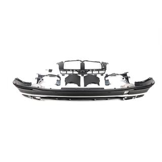 Rear diffuser with exhaust tips GLE63 Silver (2018-2026) photo 3