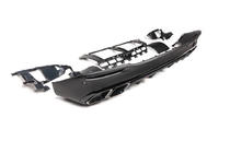 Mercedes GLE W167 2018- Rear diffuser with exhaust tips GLE63 Black (2018-2026) photo 8